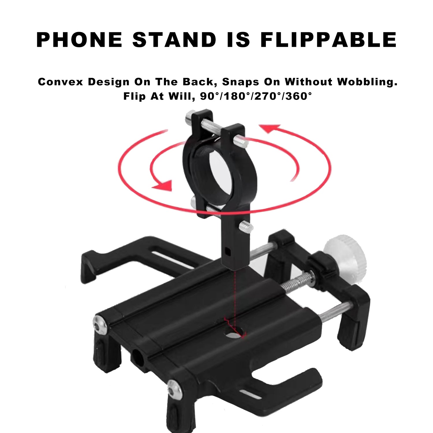JEPOZRA Bike Phone Mount Motorcycle Phone Mount Bicycle Handlebars